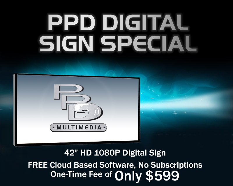 PPD Digital Sign Special