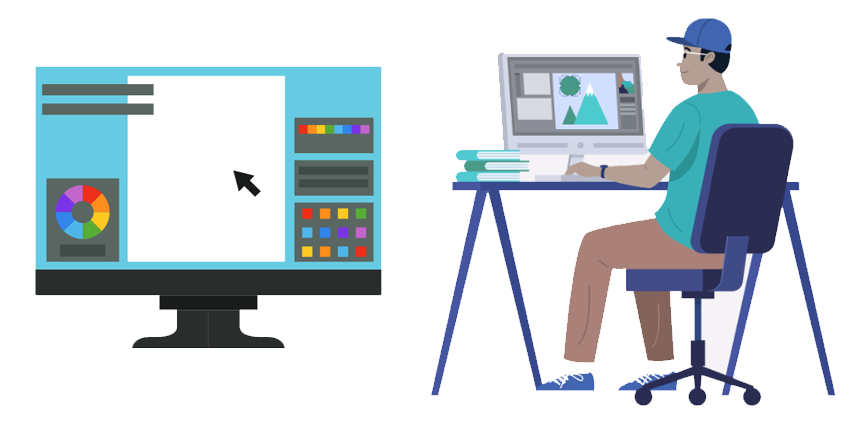 Designer at Computer